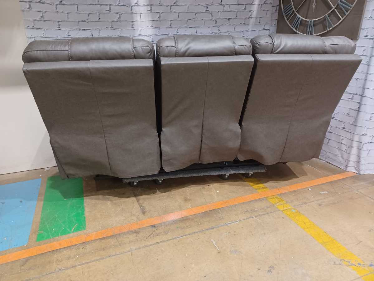Wurstrow Power Reclining Sofa with Adjustable Headrest - Smoke - Gallery Image 3